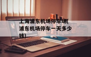 上海浦东机场停车场(浦东机场停车一天多少钱)