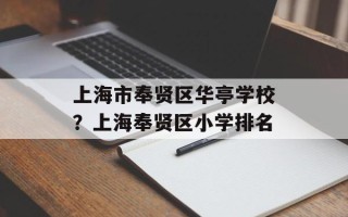 上海市奉贤区华亭学校？上海奉贤区小学排名