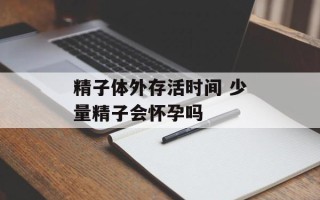 精子体外存活时间 少量精子会怀孕吗