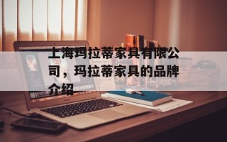 上海玛拉蒂家具有限公司，玛拉蒂家具的品牌介绍