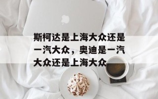 斯柯达是上海大众还是一汽大众，奥迪是一汽大众还是上海大众