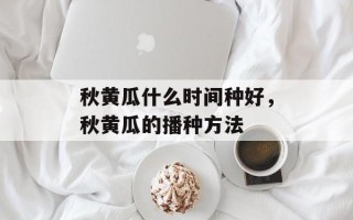 秋黄瓜什么时间种好，秋黄瓜的播种方法