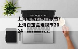 上海电视台节目预告？上海白玉兰电视节2024