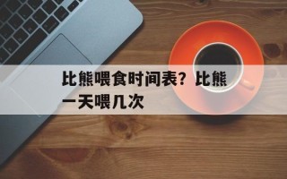比熊喂食时间表？比熊一天喂几次