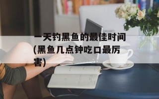 一天钓黑鱼的最佳时间(黑鱼几点钟吃口最厉害)