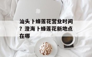 汕头卜蜂莲花营业时间？澄海卜蜂莲花新地点在哪