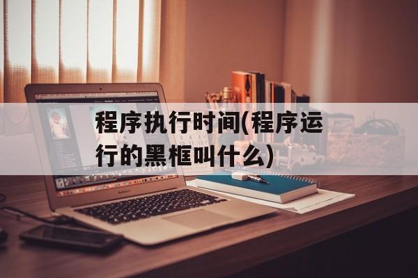 程序执行时间(程序运行的黑框叫什么)-第1张图片-